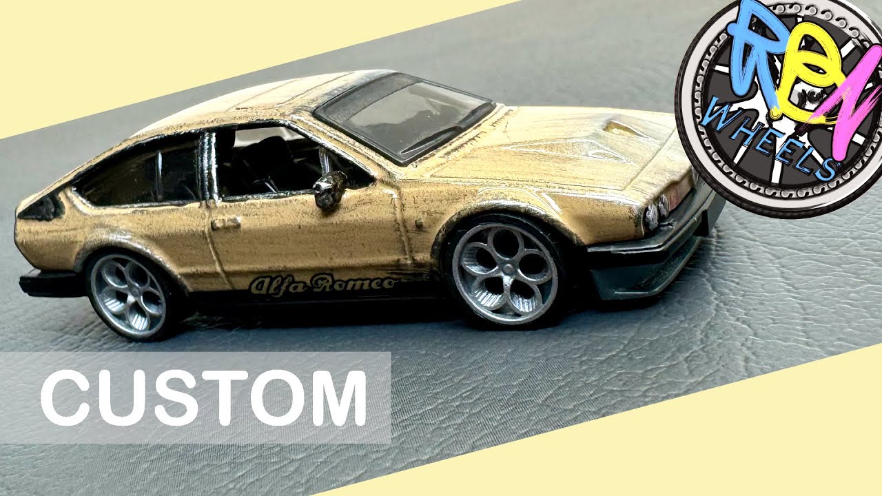 Hot Wheels Custom - Alfa Romeo GT V6 The ugliest I have ever build! but with RBN Wheels