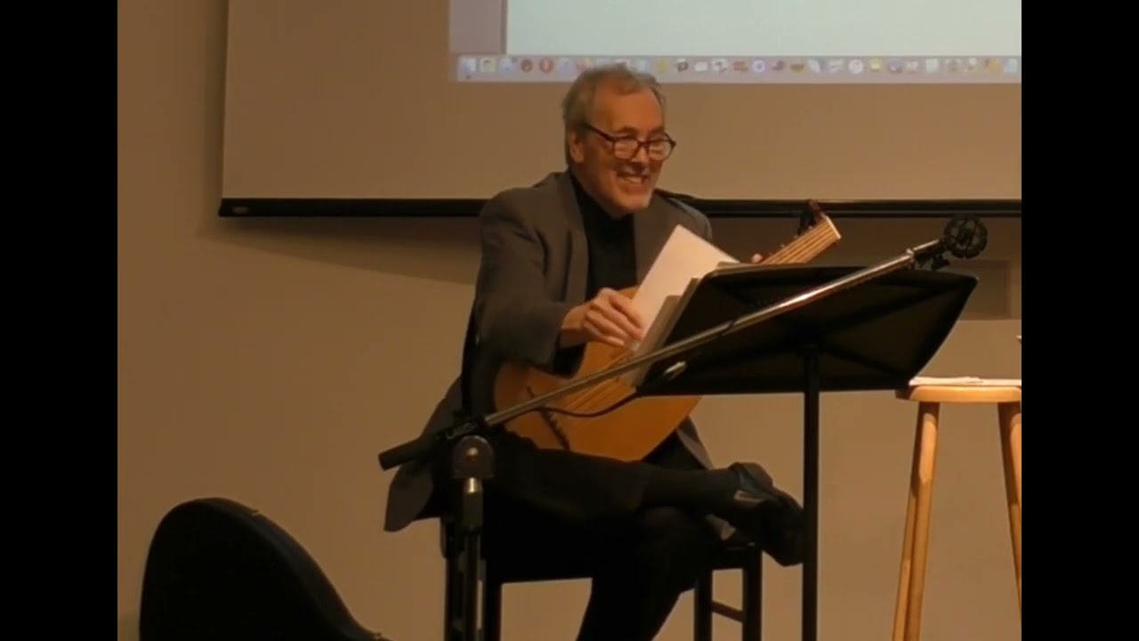 Nigel North Talk on Division Playing on the Lute