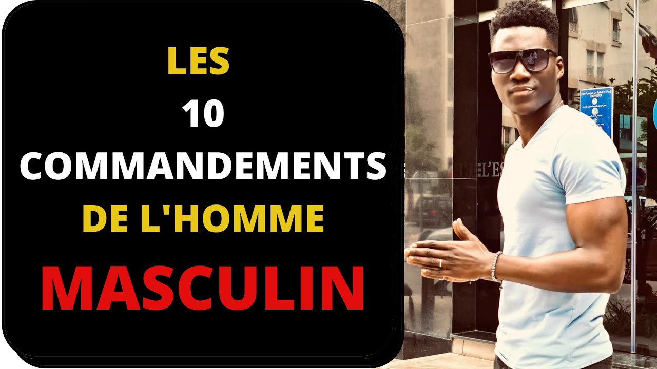 Les 10 commandements de l'homme Masculin