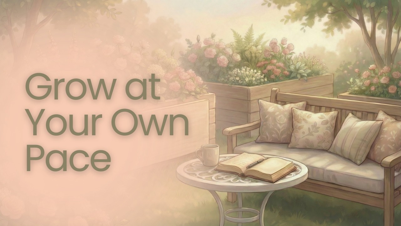 If You Feel Behind, Listen To This 🌸 | In My Own Garden (Lyric Lofi)