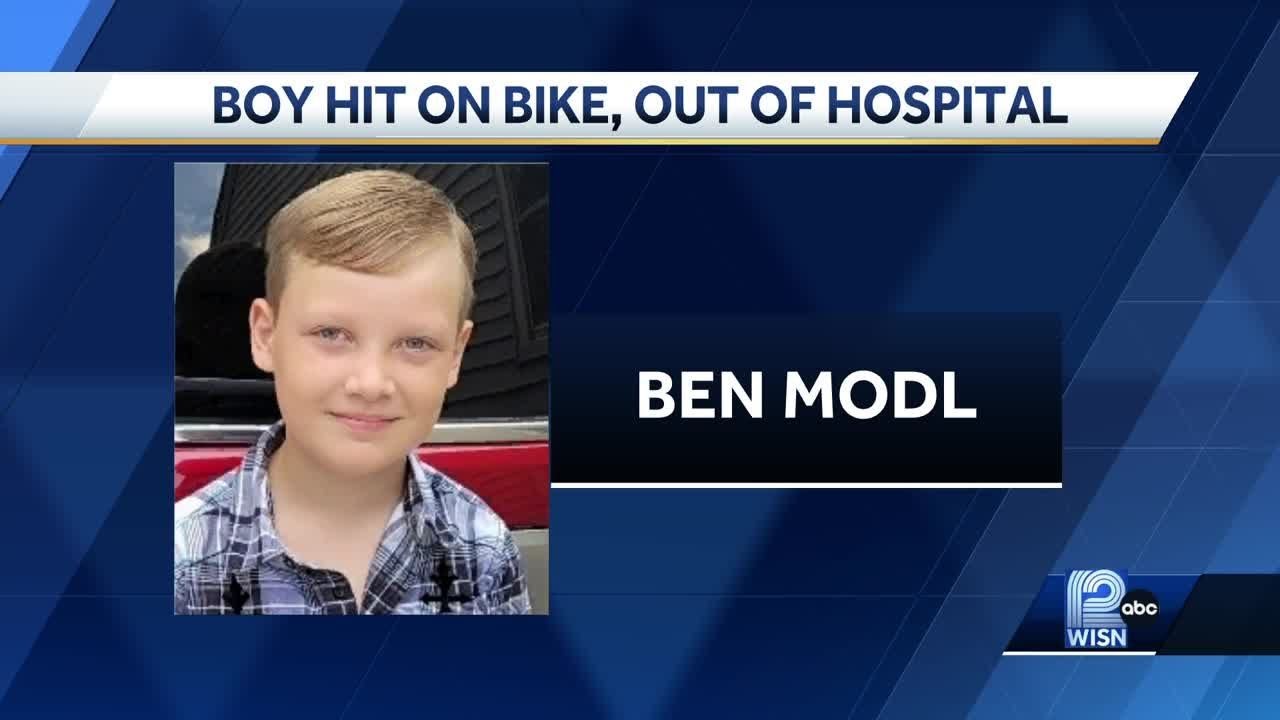 9-year-old boy on bike hit by truck at home from hospital