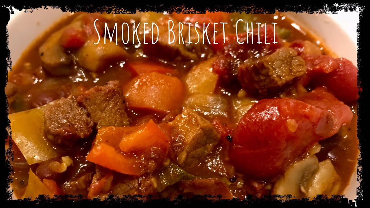How to Make Chili w/ Smoked Brisket - Delicious Chili Recipe - Everyday BBQ
