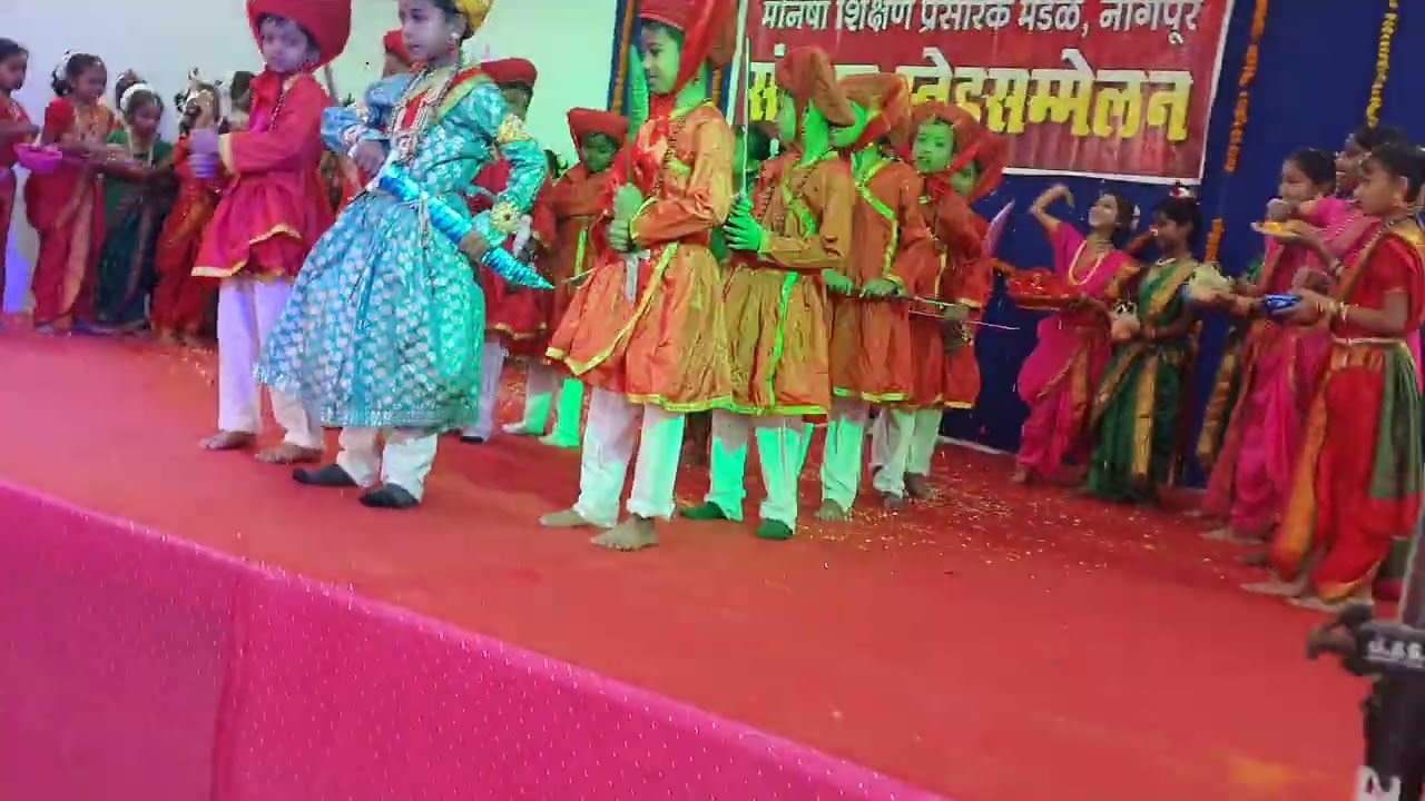 MAJOR HEMANT JAKATE  VIDYANIKETAN UPPER PRI CLASS 3RD BAL SHIVAJI PALNA DANCE PERFEROMANCE