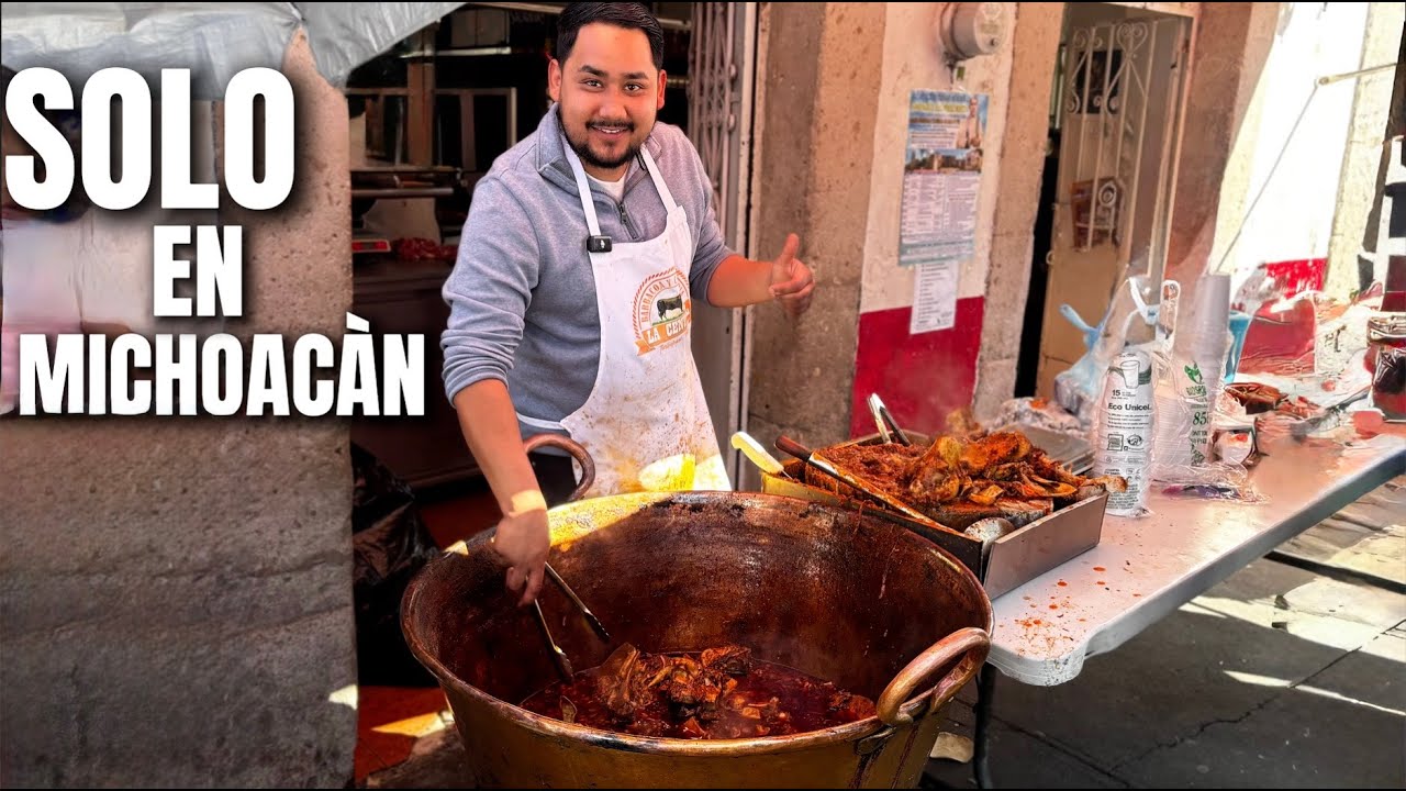 SOLO en MICHOACÁN COMEMOS así de RICO Y BARATO Barbacoa Camote y màs en TARIMBARO