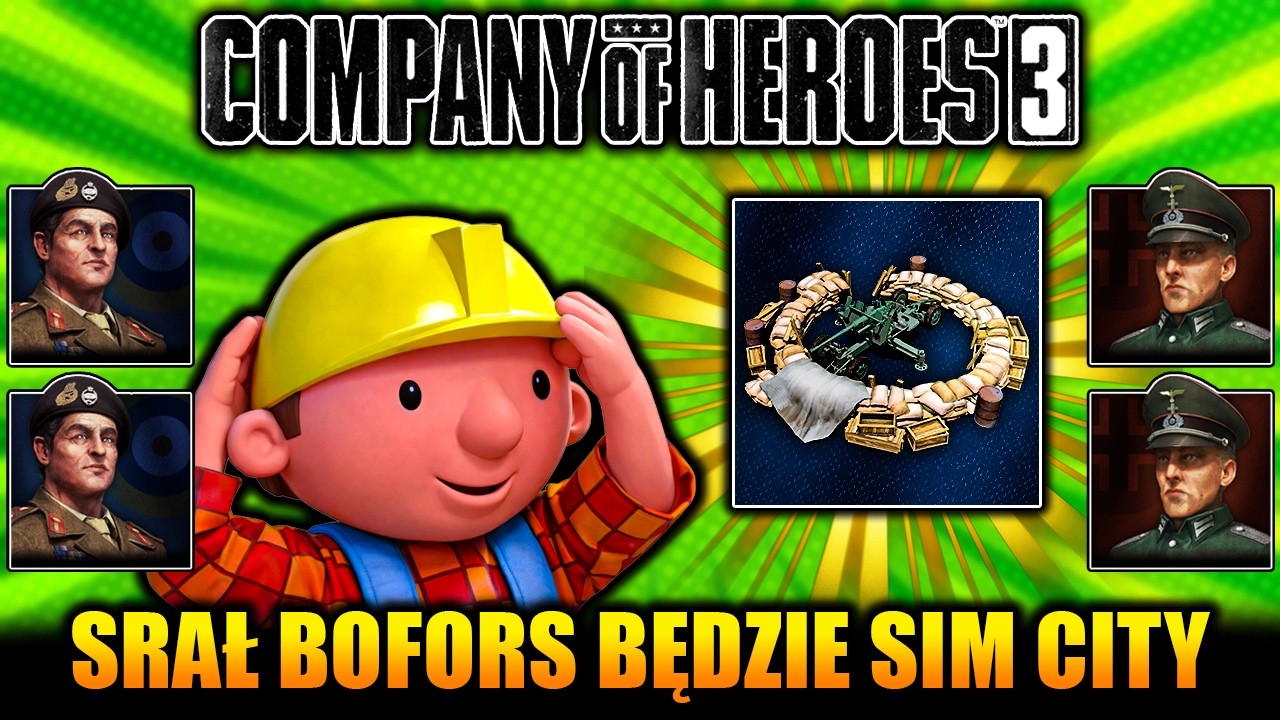 DRAMAT z Pitulic, gdzie jeden BOFORS i 7 ulic | CoH3 2v2