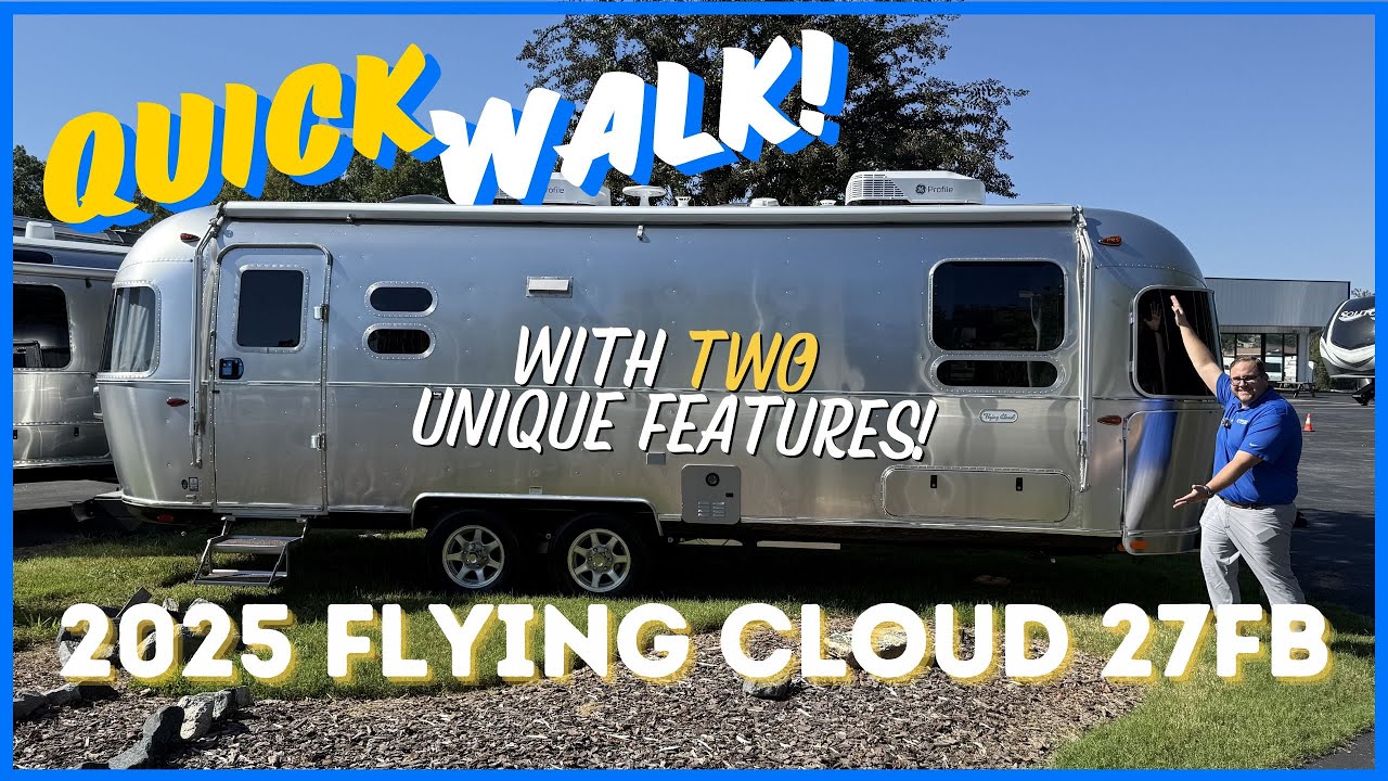 Первый взгляд на самый продаваемый туристический прицеп Airstream 2025 года: Airstream Flying Clo...