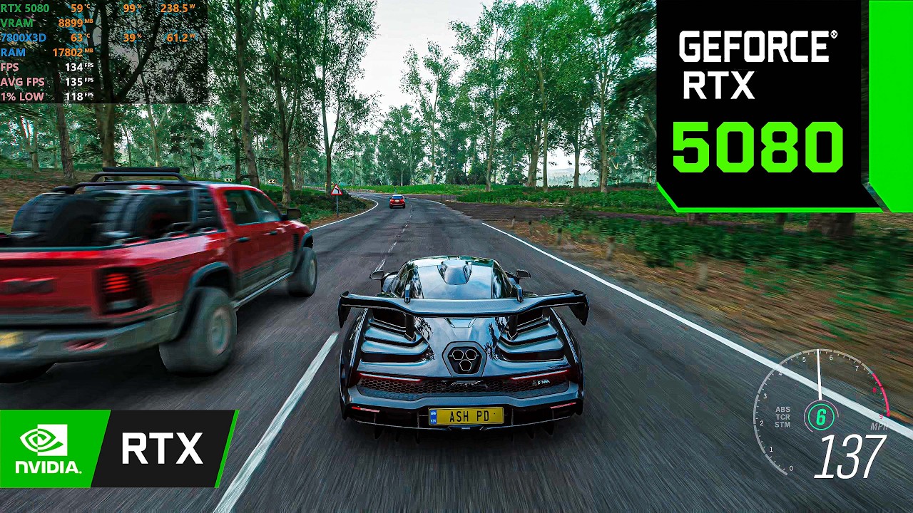 Forza Horizon 4 : RTX 5080 16GB ( 4K Max Settings Gameplay ) Looks AMAZING!