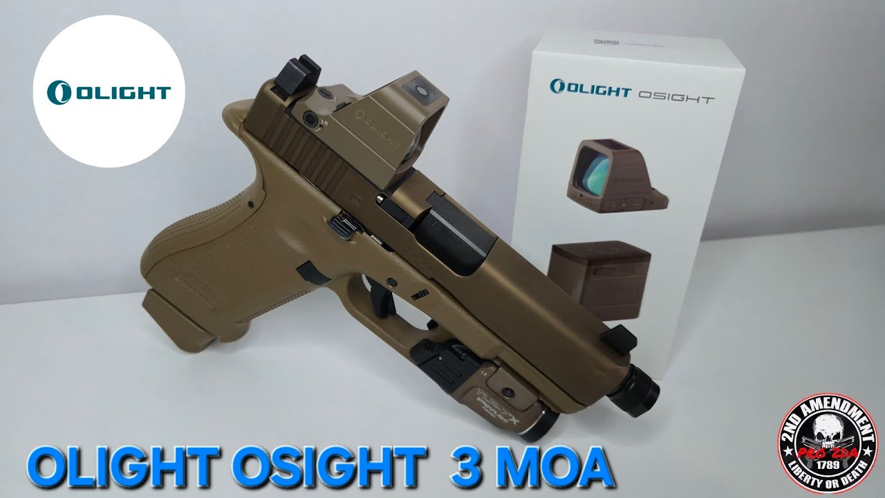 OLIGHT OSIGHT REFLEX SIGHT 🔴 #olight #osight #reddot #optic #glock