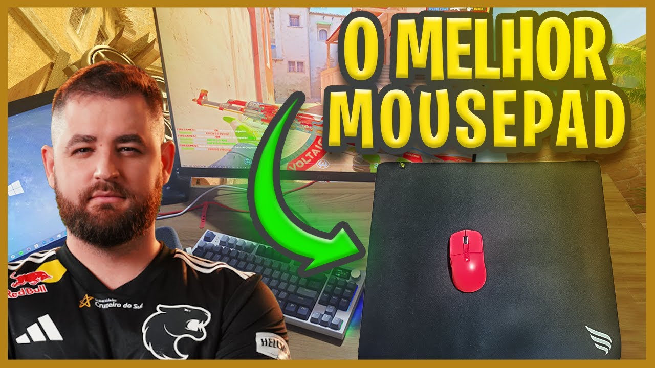 COMPREI UM MOUSEPAD DO FALLEN PARA JOGAR CS2 - Yikes