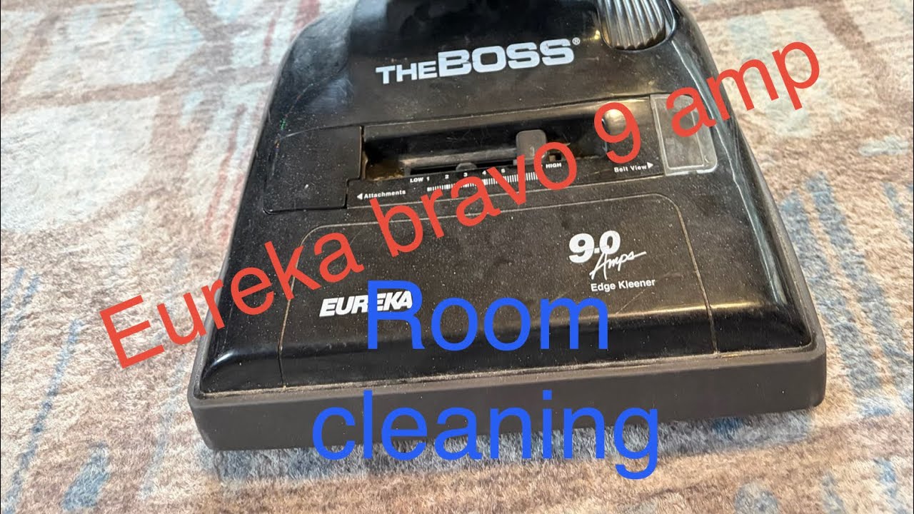 Eureka 9334 vacuuming bedroom