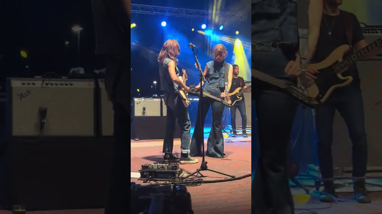 Two Step instrumental jamming- Larkin Poe | Mississippi River Festival 2024