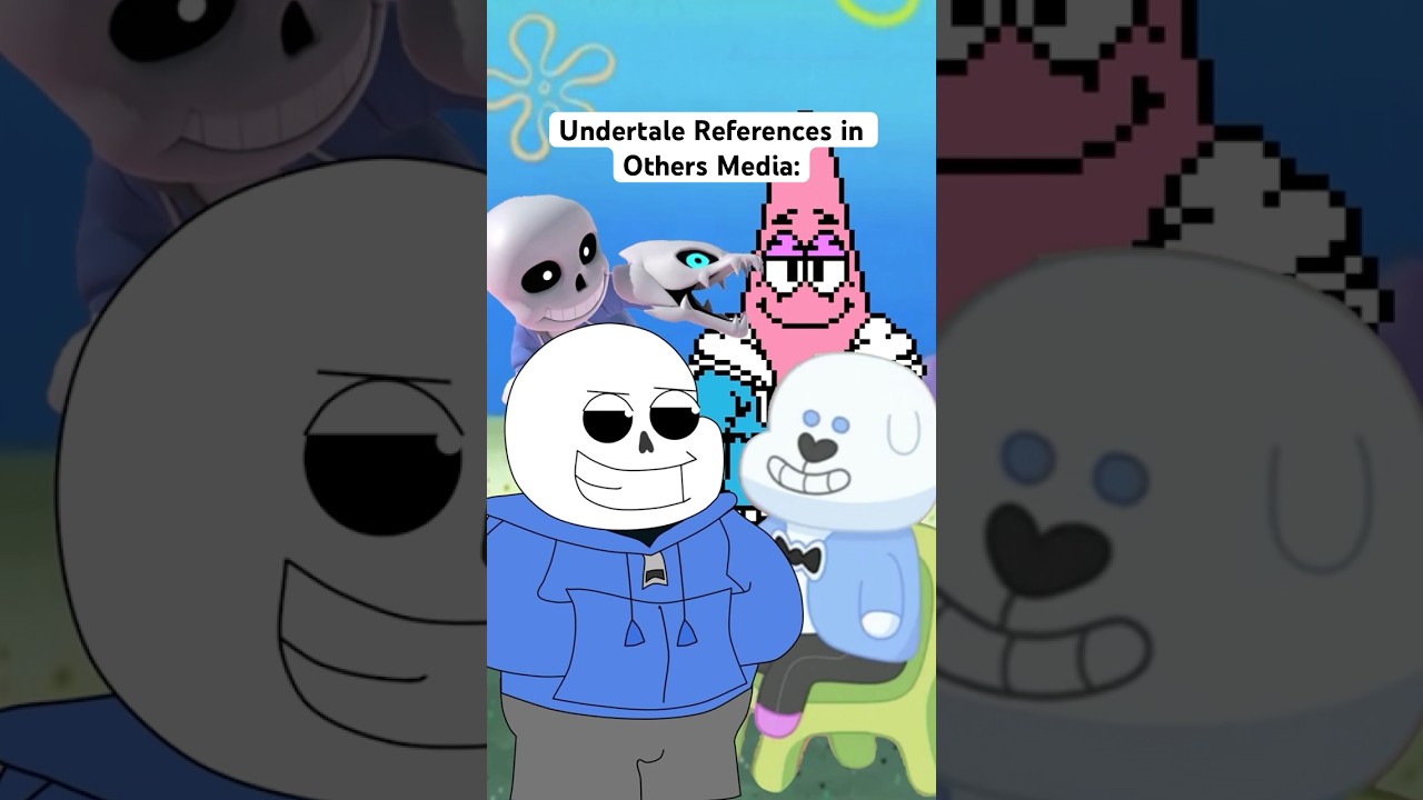 Отсылки к Undertale в других медиа: #undertale #sans