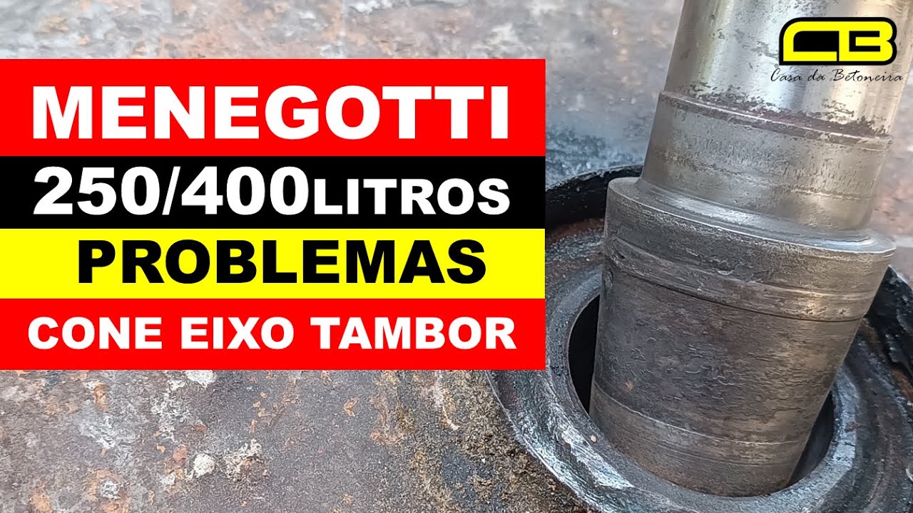 Cone Eixo Tambor Betoneira Menegotti