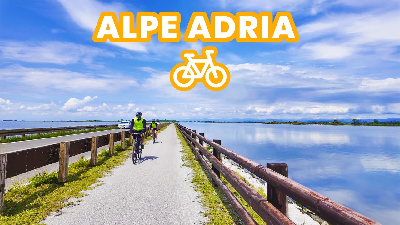 Grado to Palmanova 🌿Alpe Adria Cycleway FVG1 | Spring Bike Ride | ASMR POV