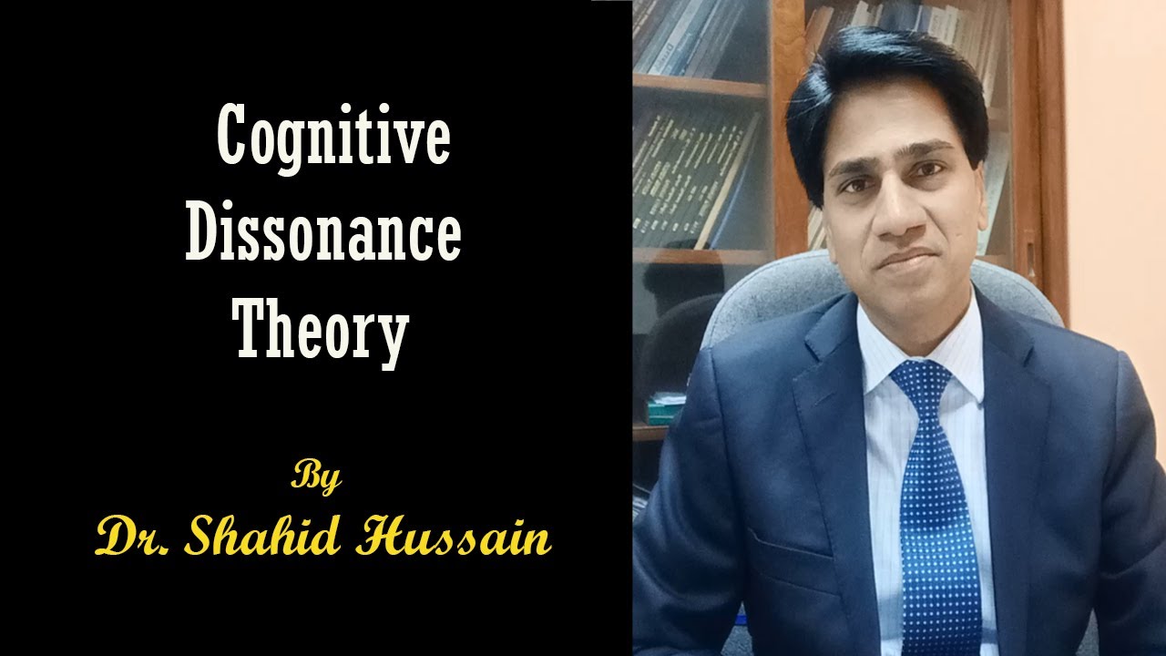 Cognitive Dissonance Theory I Why we avoid certain Situations and People by Dr Shahid Hussain
