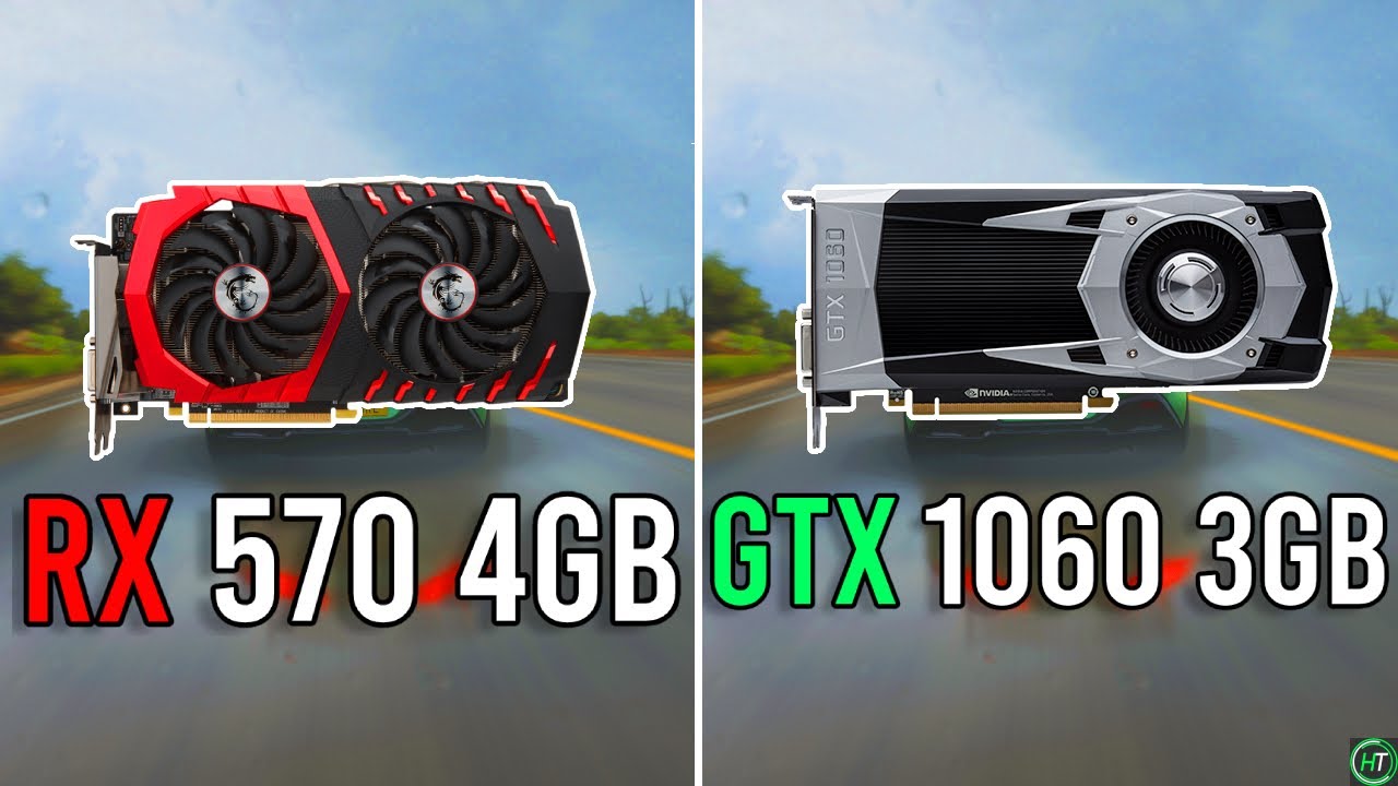 RX 570 4GB vs GTX 1060 3GB - Tested in 2022