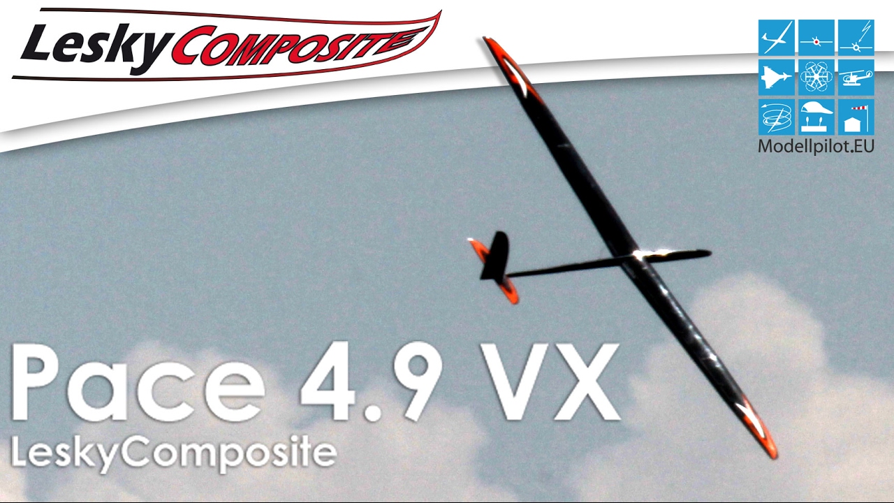 PACE 4.9 VX LESKYCOMPOSITE RC SPEED-GLIDER VIDEO TESTREPORT 
