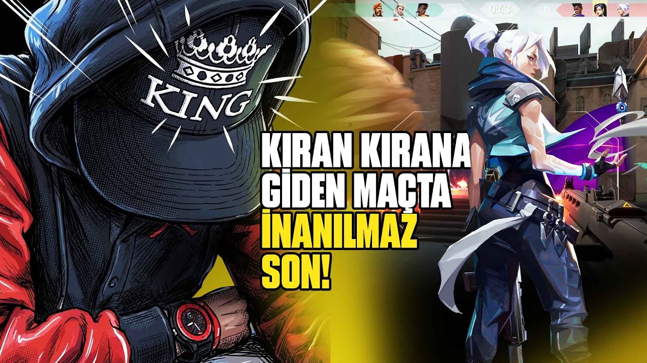 KIRAN KIRANA GİDEN MAÇTA İNANILMAZ SON! | VALORANT DERECELİ
