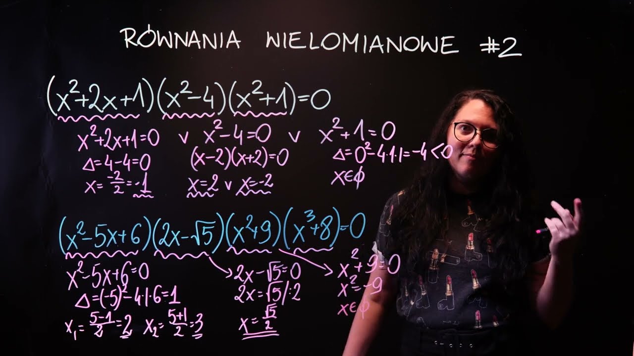 Równania wielomianowe #2 Wzory skróconego mnożenia na ratunek!