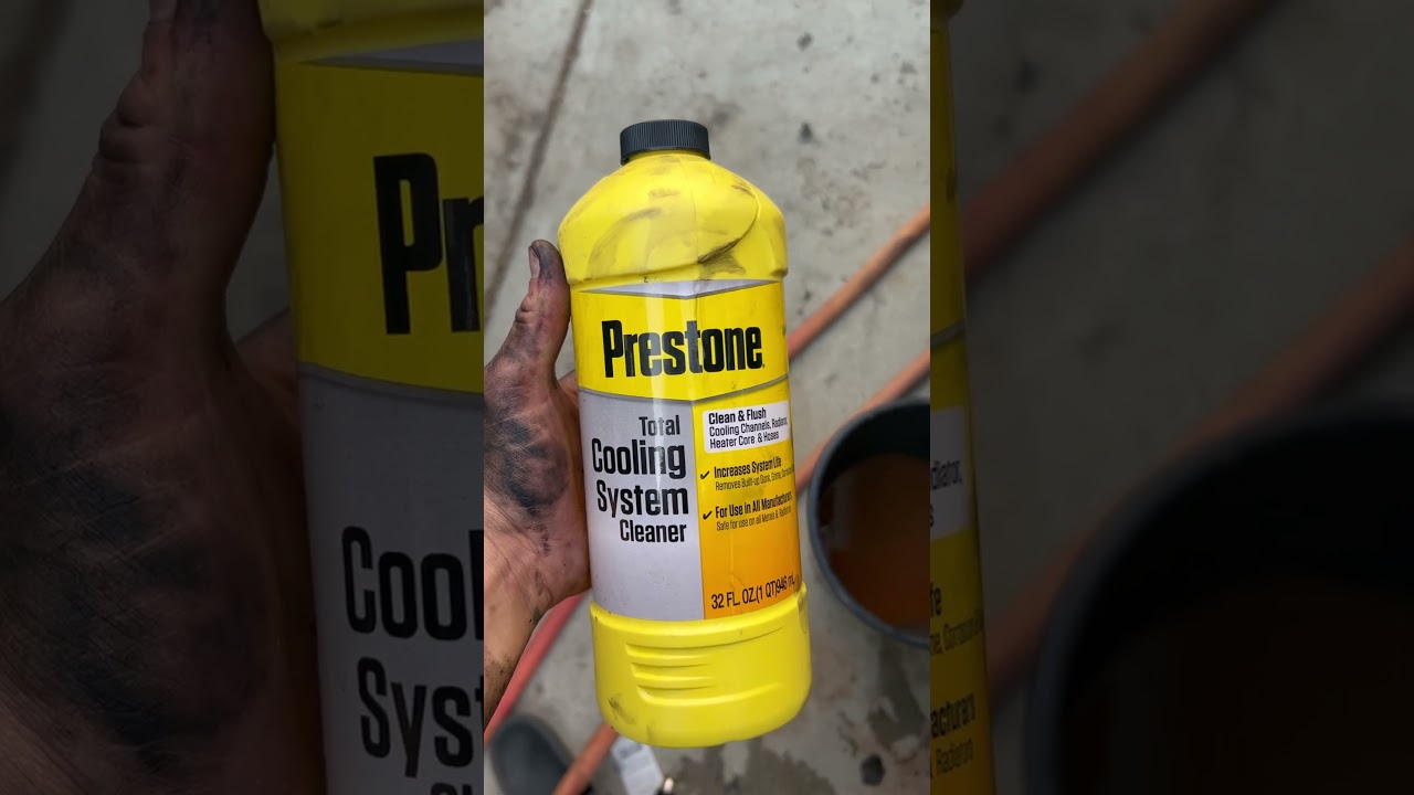 Will Prestone cooling system cleaner help clean out my system?