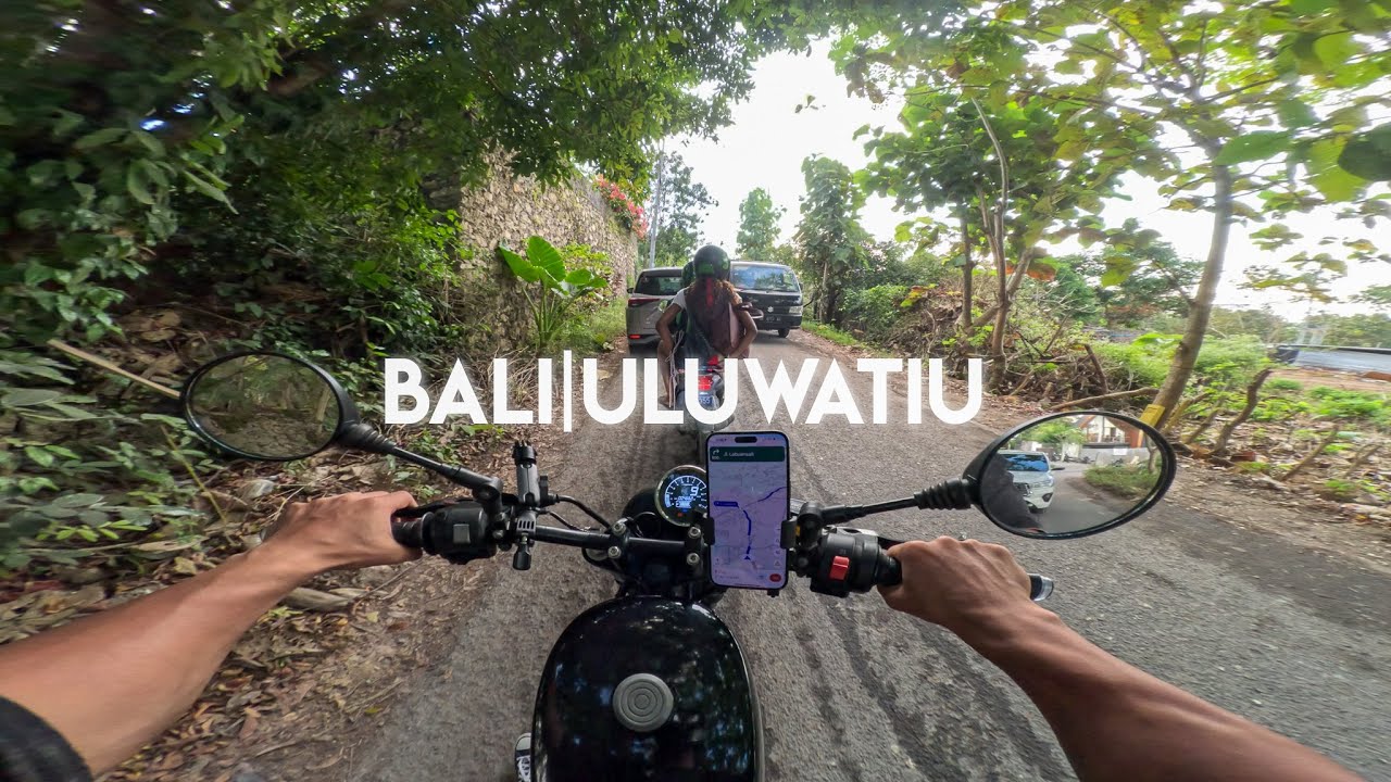 How does it feel like driving a motorcycle in Bali | Uluwatu ? Asmr - Pov
