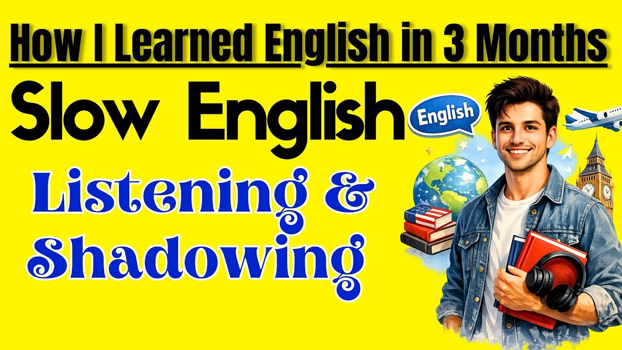 Learn English With Stories ⭐ How I Learned English in 3 Months | Improve English Fast & Shadowing