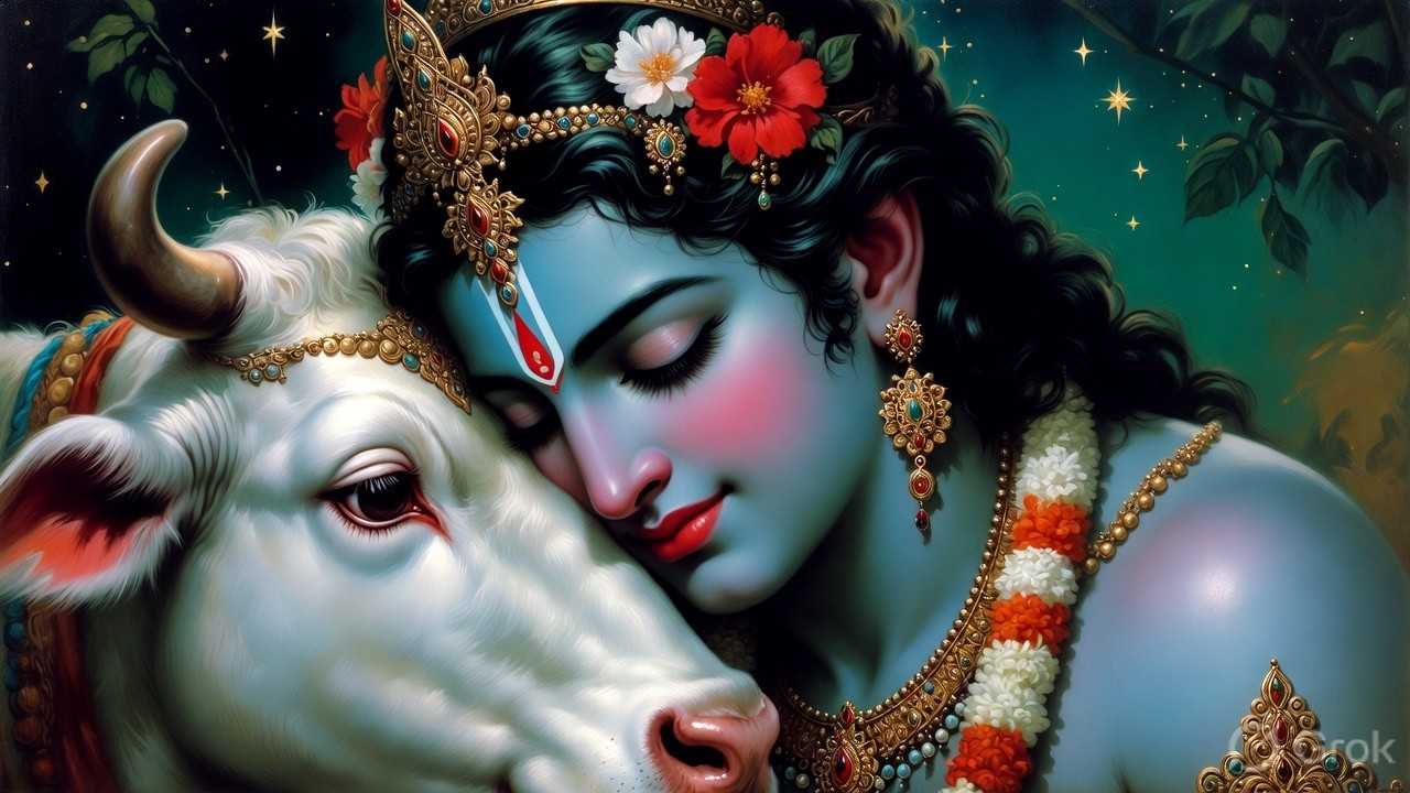 Relaxing Krishna Bansuri/Flute for Stress Relief, Study, Peaceful Sleep, Focus & Meditation for soul