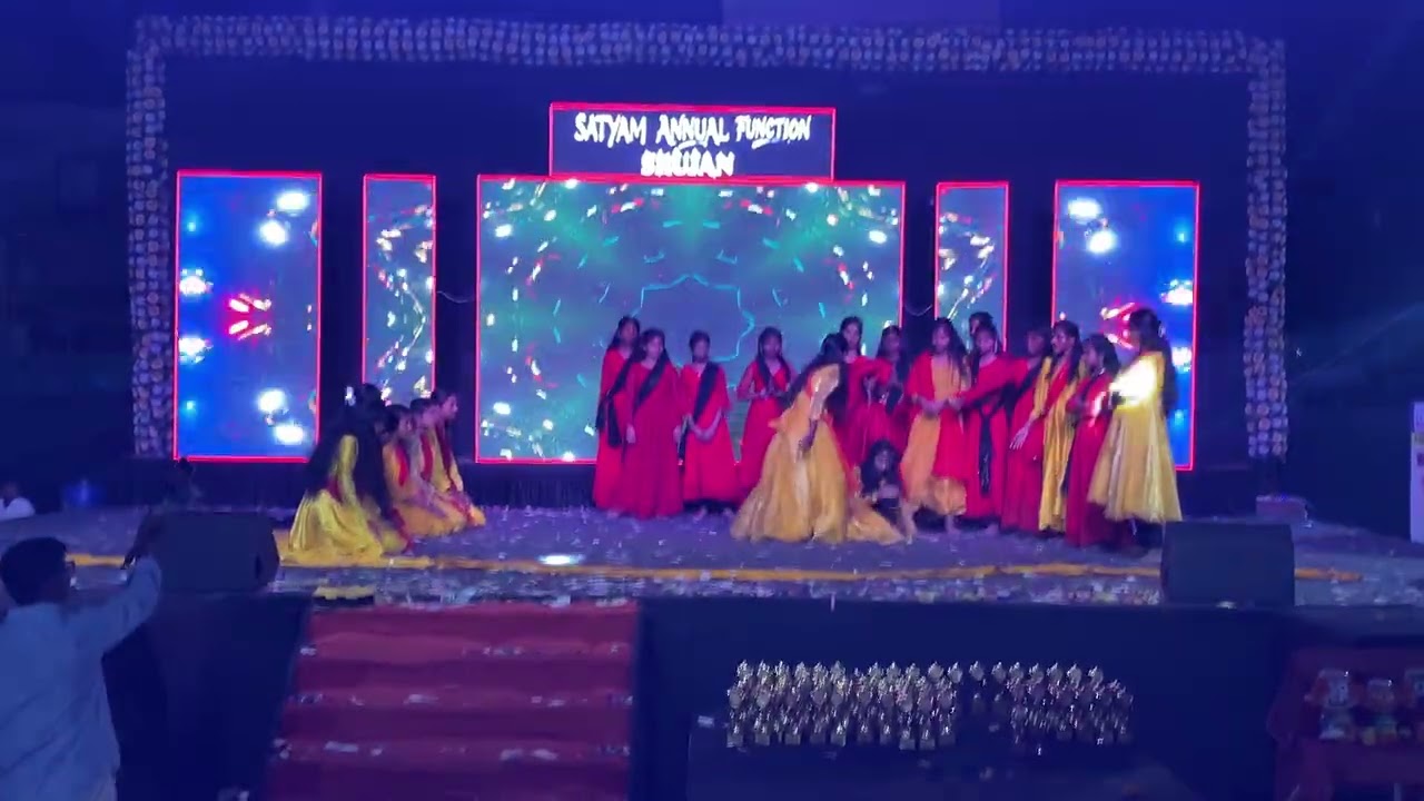 SATYAM ANNUAL FUNCTION || SEF 9th girl s