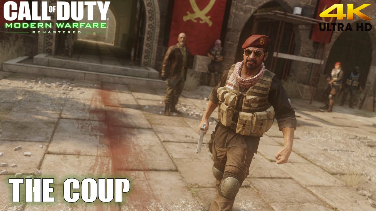 Call of Duty Modern Warfare Remastered 'The Coup' Walkthrough (4K)