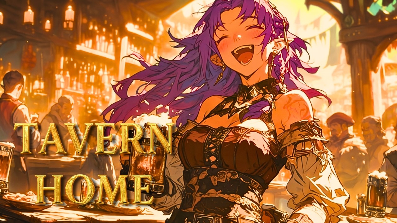 【Fantasy Folk】Tavern Home  | Medieval Tavern Song 【DnD】