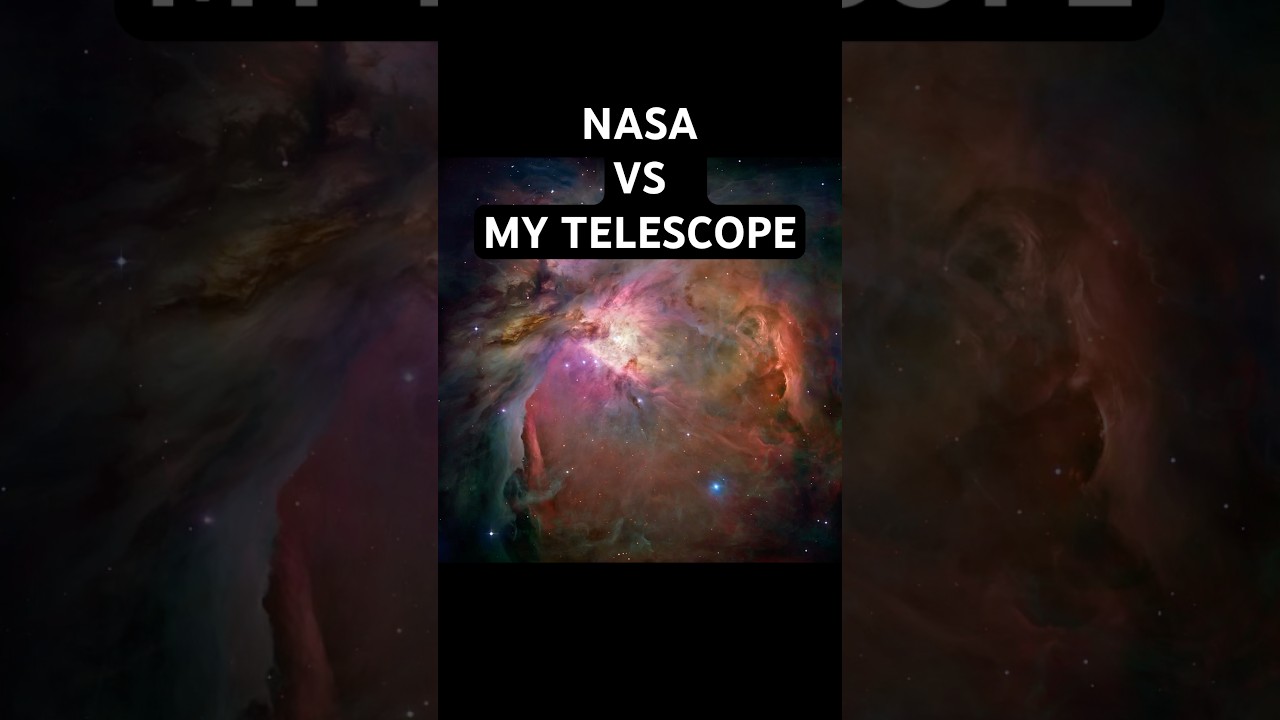 NASA vs My Telescope 🔭🤗😎