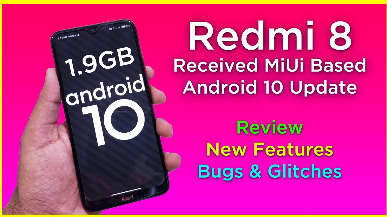 Redmi 8 Received Android 10 Update - Review