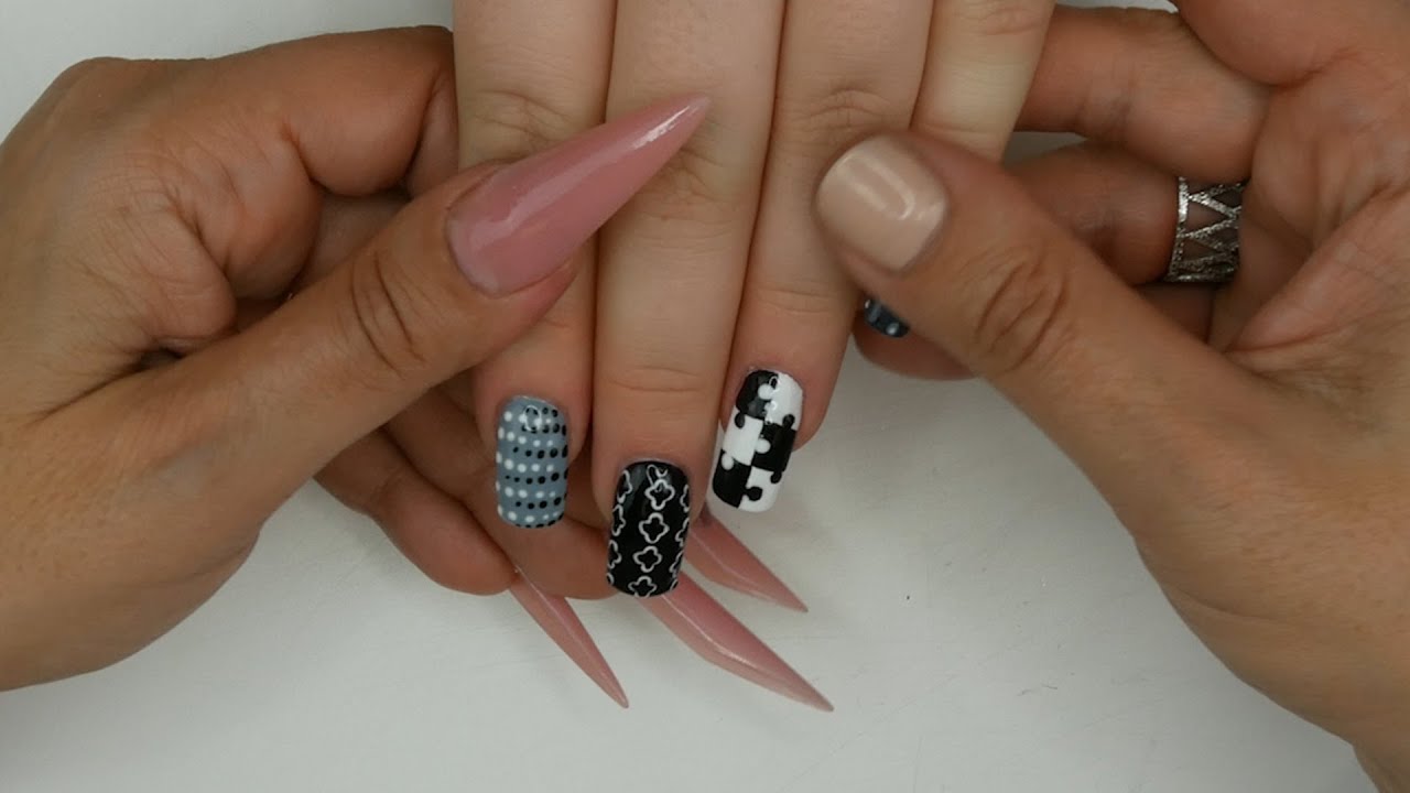 5 Différents Nail Art au Dotting Tool