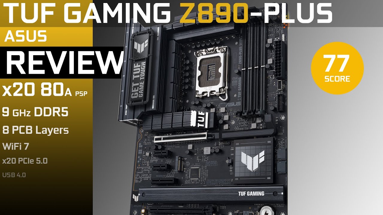 The TUF GAMING Z890 PLUS WIFI : The COOLEST board I've ever seen (literally).