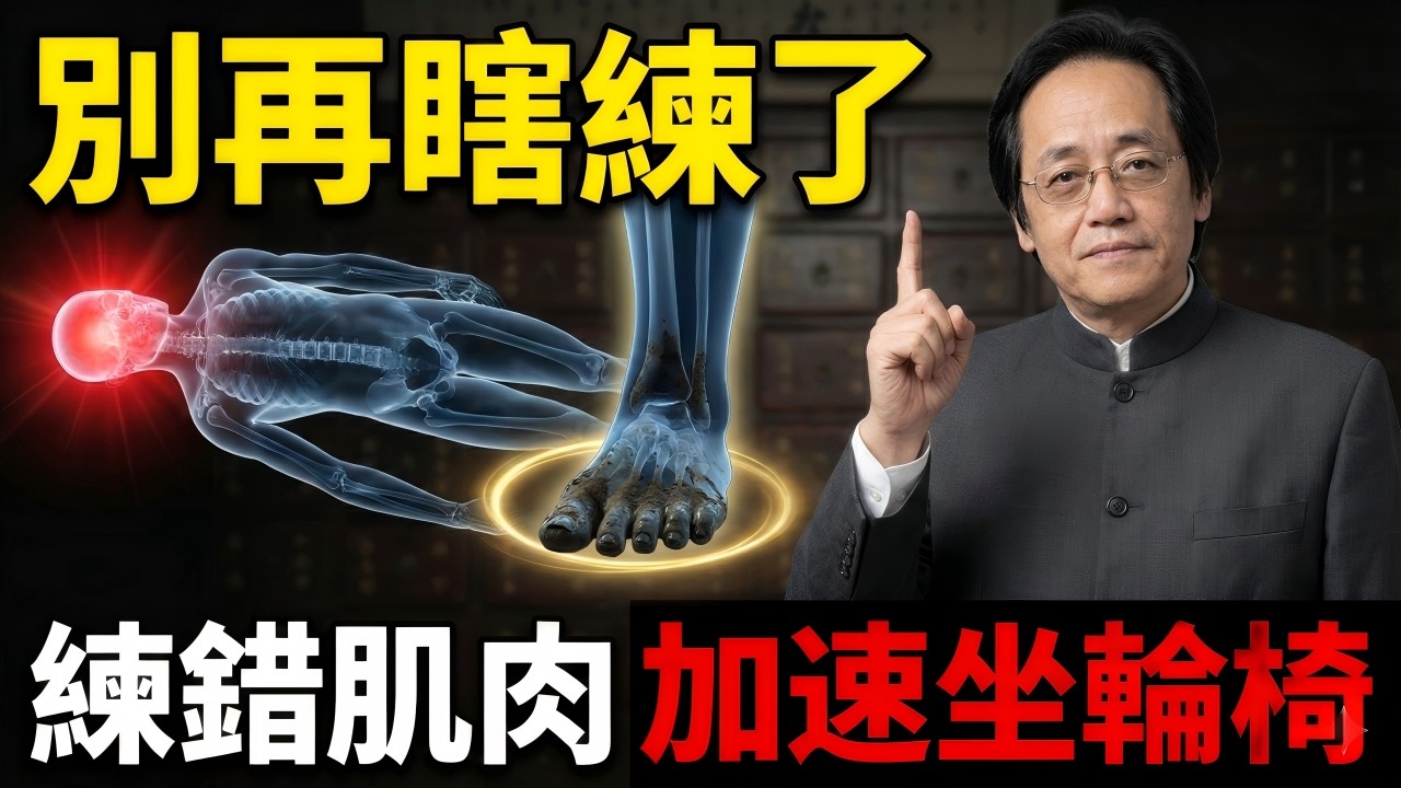 【肌肉越硬，離死越近？】別再瞎練了！起立時的「那一晃」才是索命符！倪師揭秘西醫不敢說的「物理真相」，每天3分鐘「腳趾抓地」鎖住純陽！#中醫 #倪海廈 #養生 #健康 #長壽 #物理學中醫 #經方派