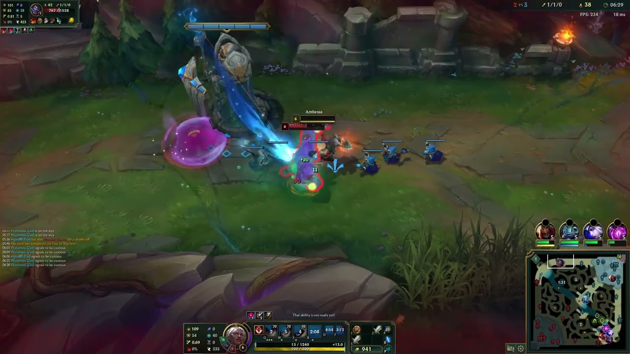 Ambessa VS DR. mundo Platinum 4