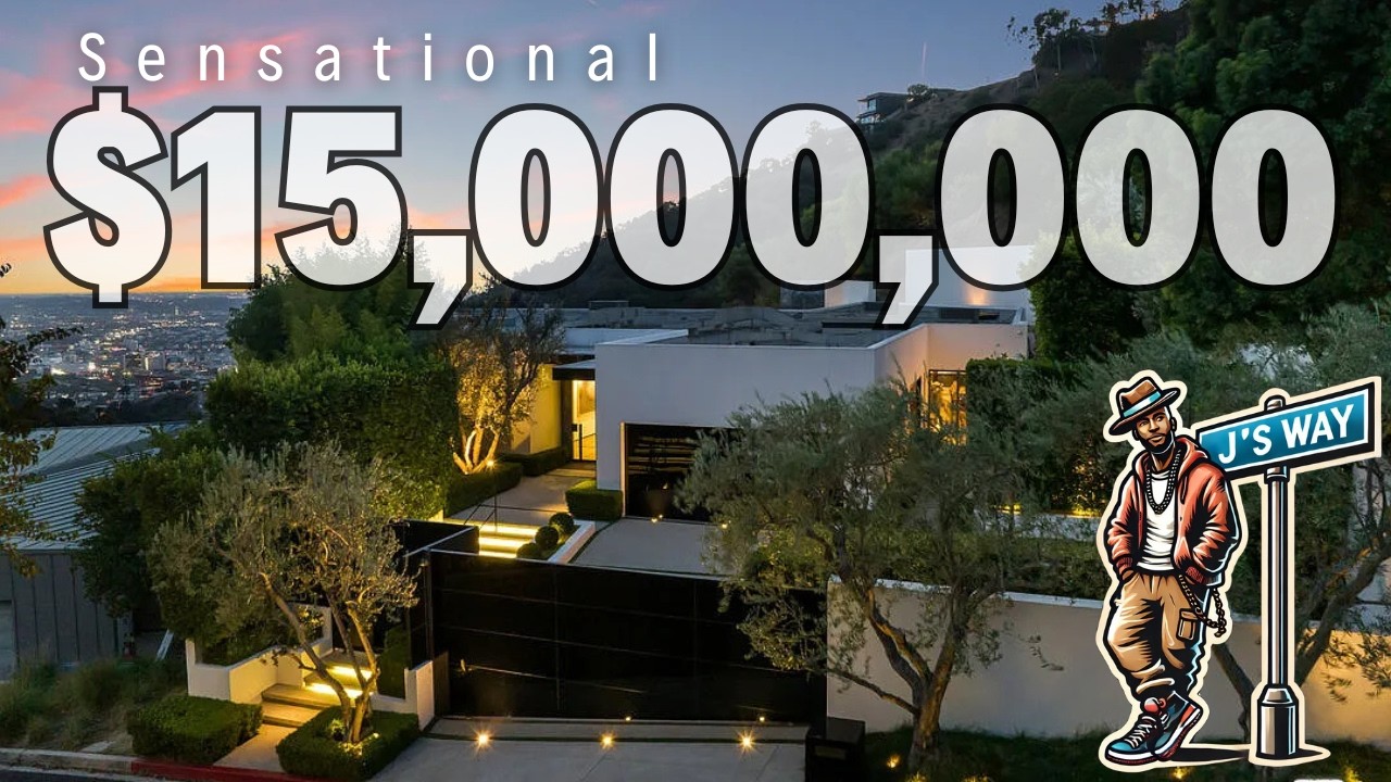 Inside a $15M Hollywood Hills Mansion with INSANE Views!