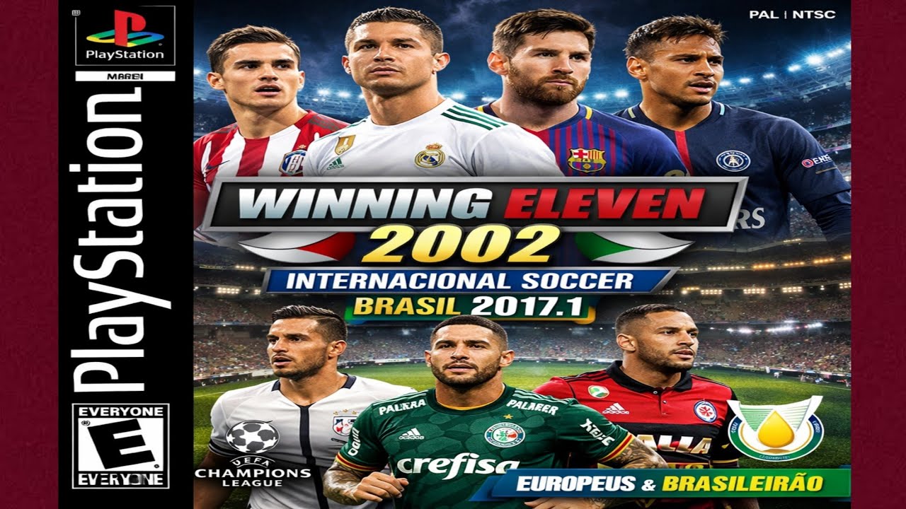 WINNING ELEVEN2002 – INTERNACIONAL SOCCER 2017.1 COM TIMES EUROPEUS & BRASILEIRÃO