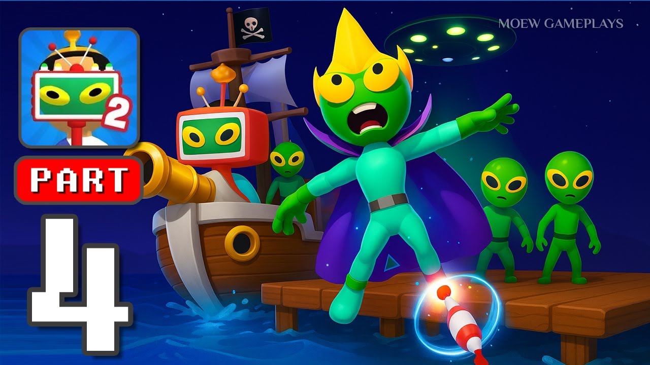 Find the Alien: Alien Game - Gameplay Walkthrough Part 4 - Find Aliens In Sea Pirate (iOS, Android)