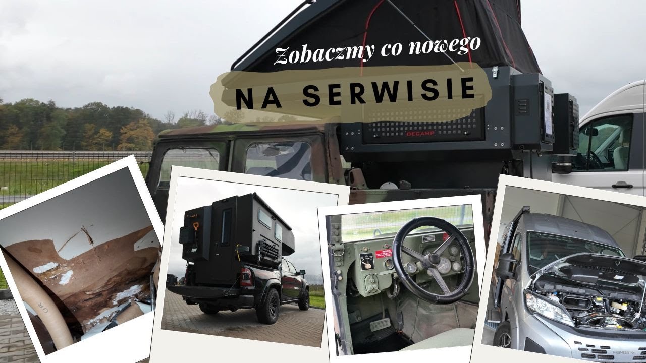Zgniła przyczepa, przer&oacute;bki Kampera Ducato, Hummer i RAM TRX, czyli jesienne serwisy ;)