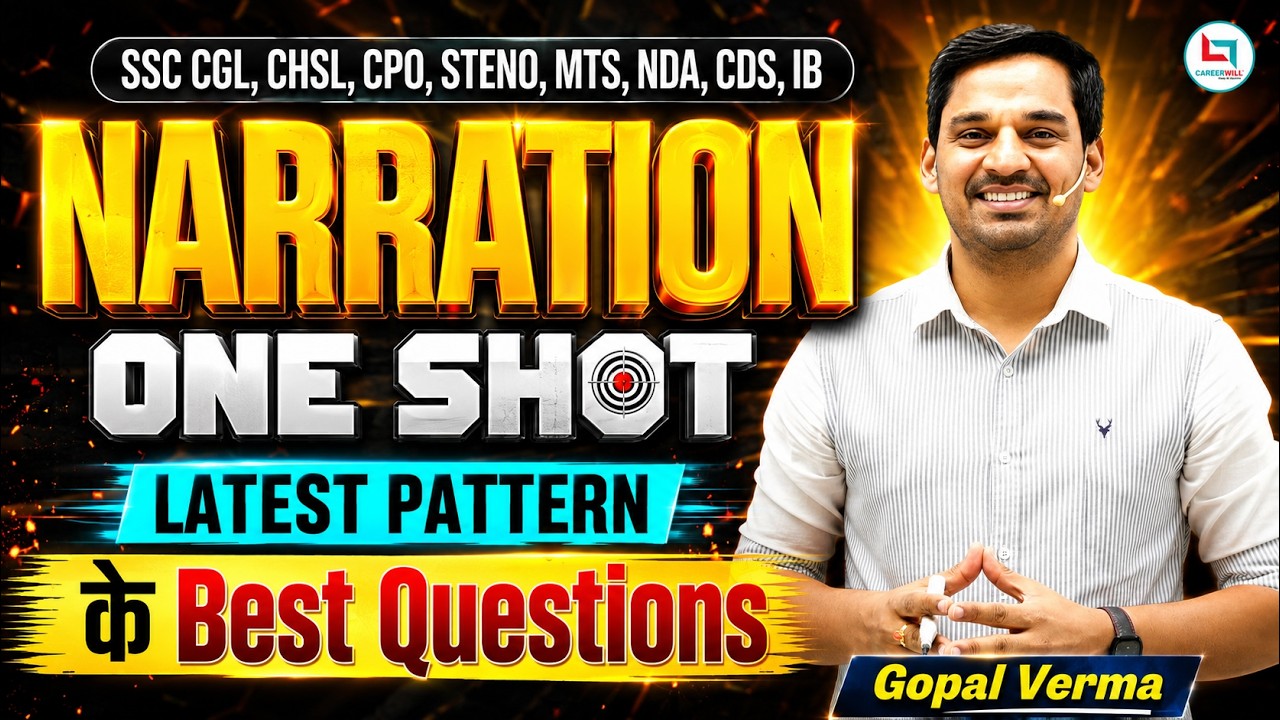 Narration | Narration in English Grammar | Direct and Indirect Speech | Narration Rules | Gopal Sir