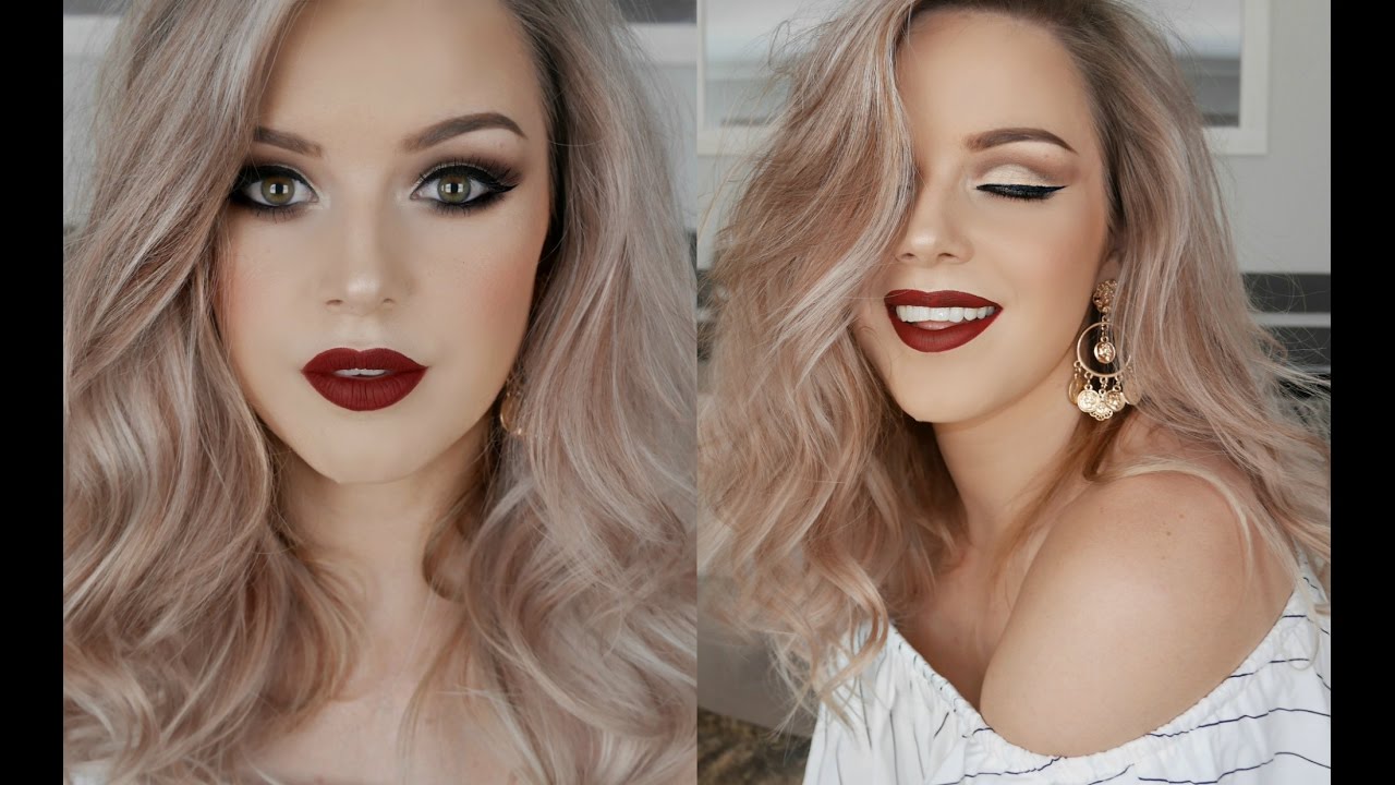 Modern Glam Makeup & Hair Tutorial || One Brand x The Balm