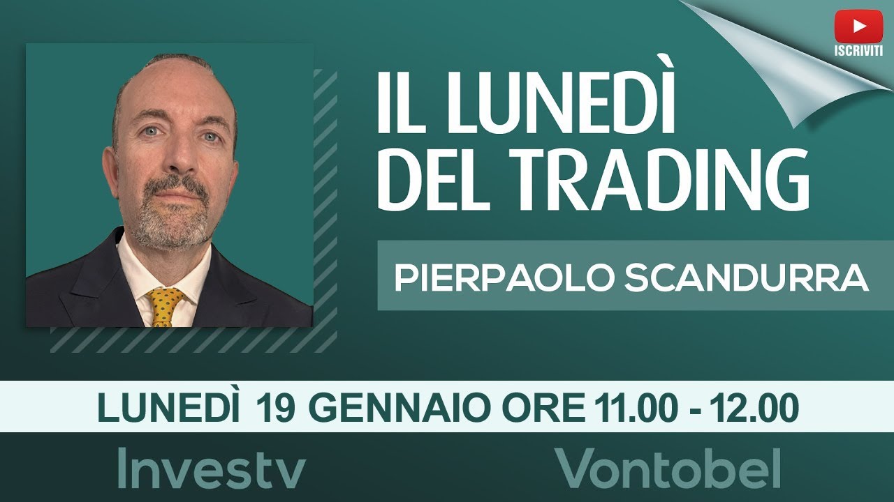 Live Trading: il lunedì del trading con Pierpaolo Scandurra - 19 gennaio 2026