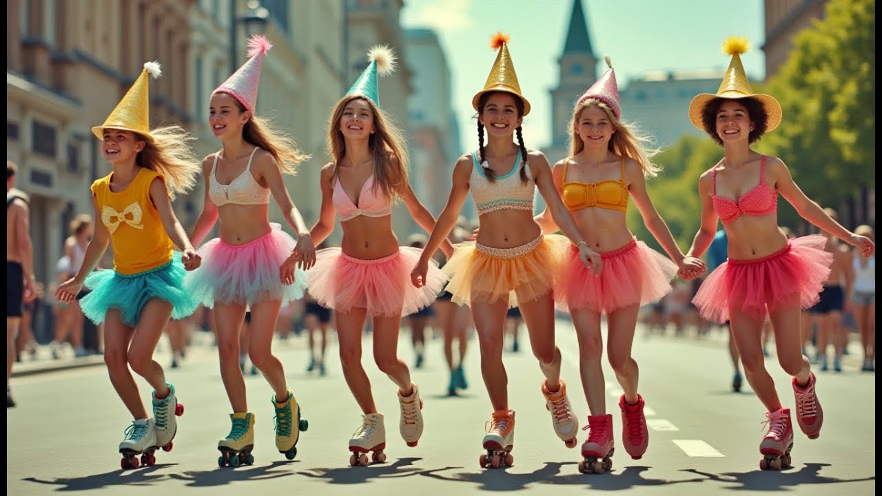 Moscow's Roller Skate COSTUME Parade is a MUST SEE Event!