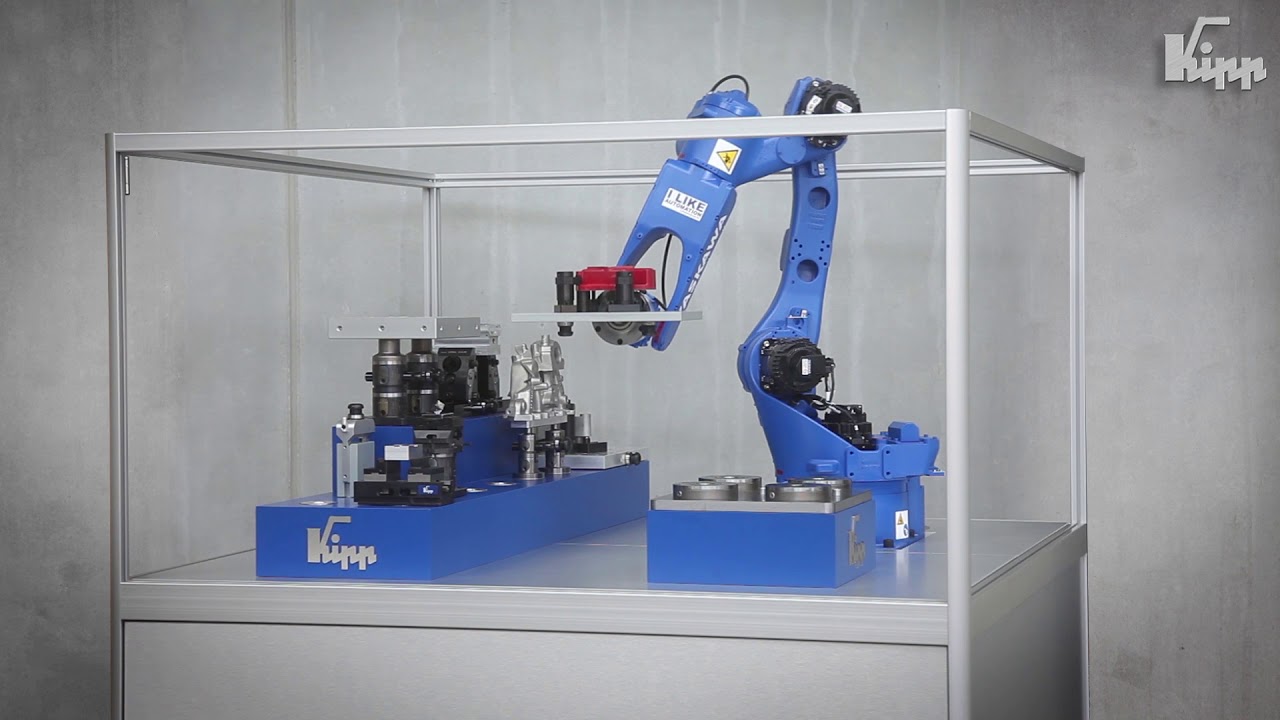 KIPP Automationszelle f&uuml;r Spanntechnik