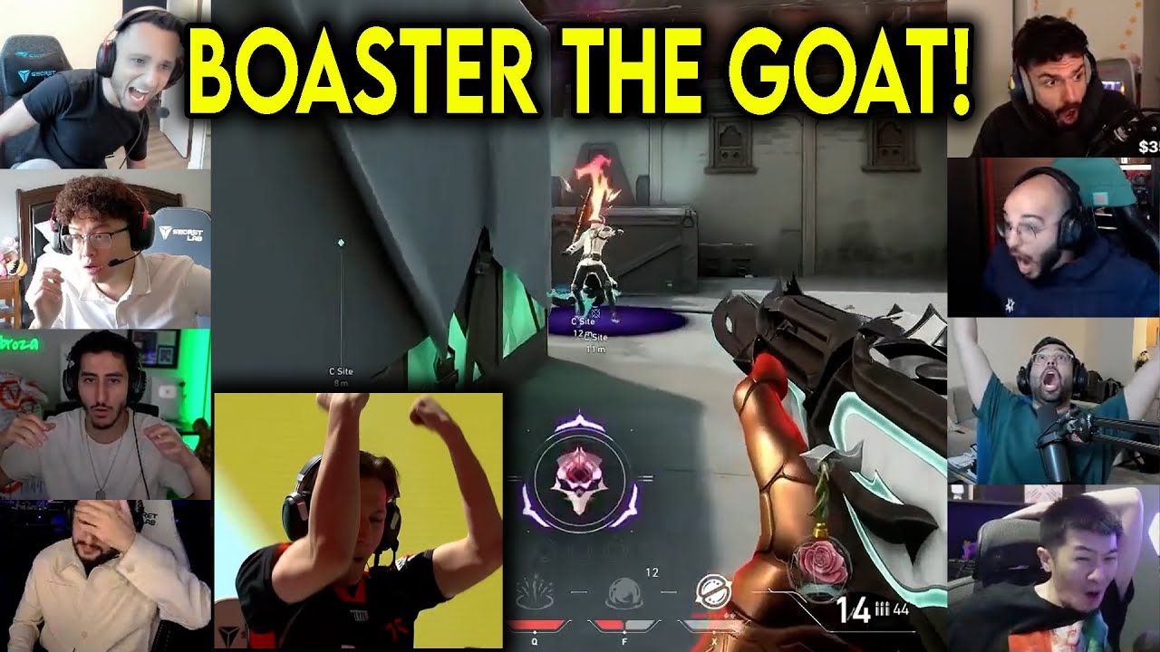 Valorant Streamers Reacts To FNC Boaster Insane 1v3 CLUTCH Against TH In EWC 2025