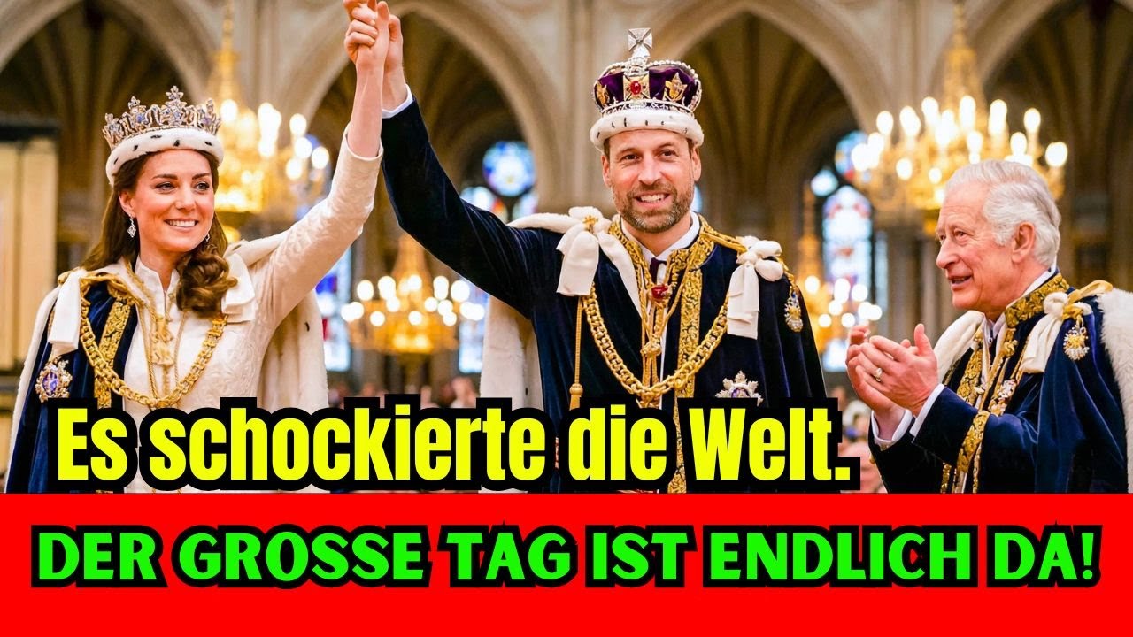Eilmeldung! William und Catherine schockieren die Welt mit ihrem ersten Auftritt als König und König