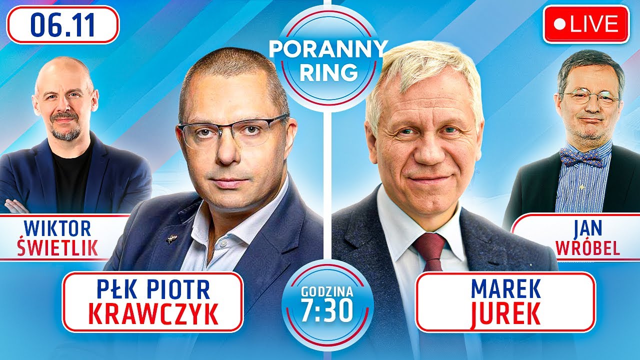 🔴 PORANNY RING 7:30 - PŁK PIOTR KRAWCZYK, MAREK JUREK