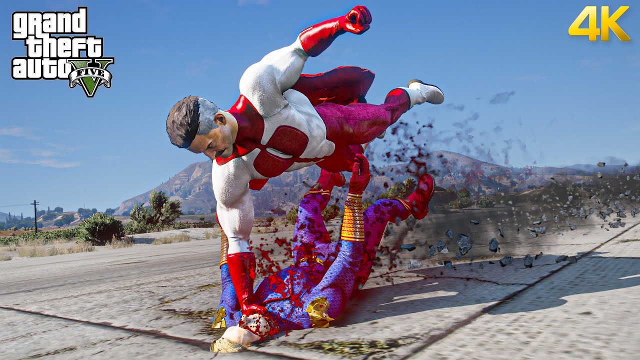 GTA 5 - Omni-Man VS Homelander
