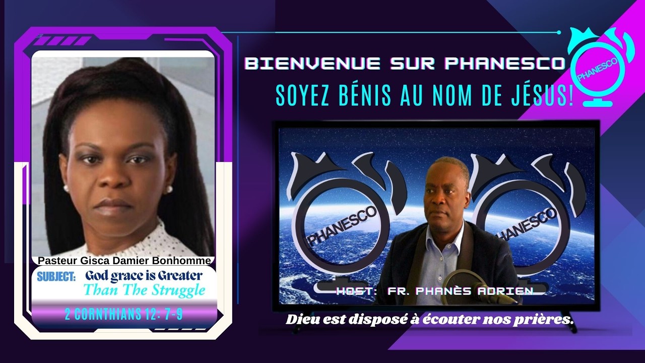 God grace is greater than the struggle (Past. Gisca Damier) - Lundi 9 Fevrier 2026